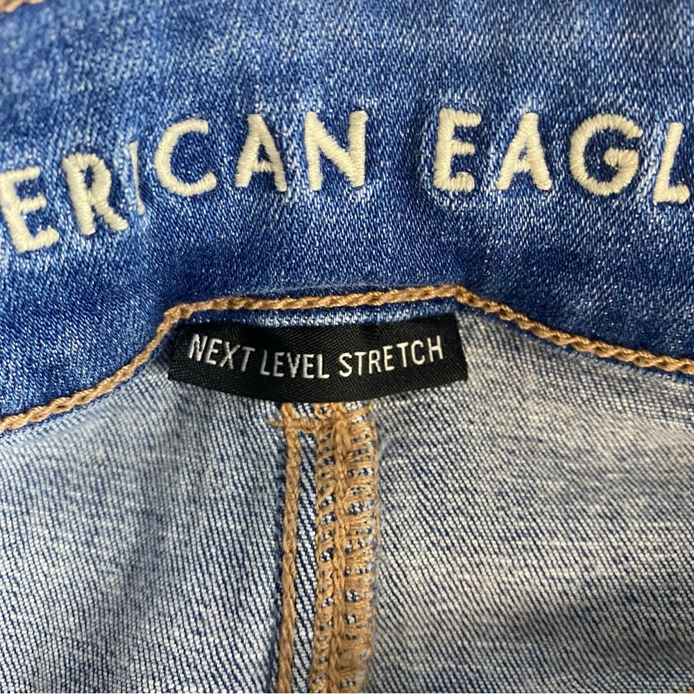 American Eagle Jeans Sz 6 Next Level Stretch High-Waisted Jegging Skinny - Picture 7 of 16